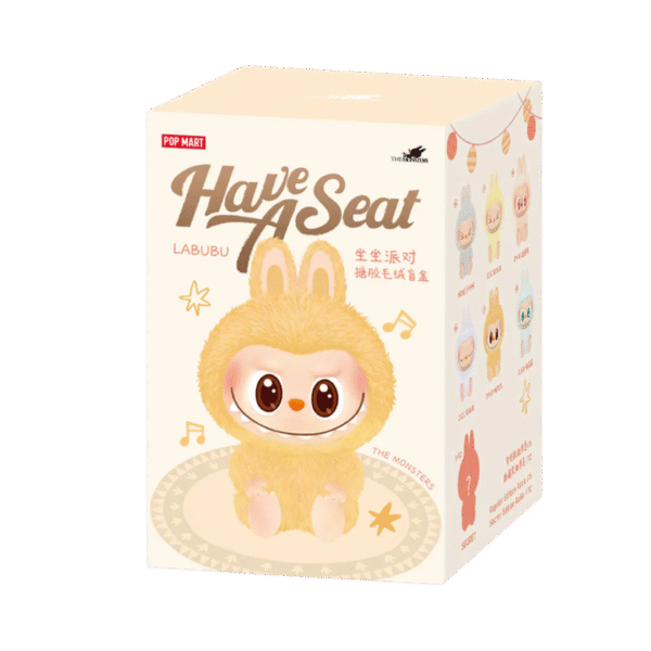 Pop Mart Labubu The Monsters Have A Seat Series Vinyl Plush Pendant Blind Box - Image 2